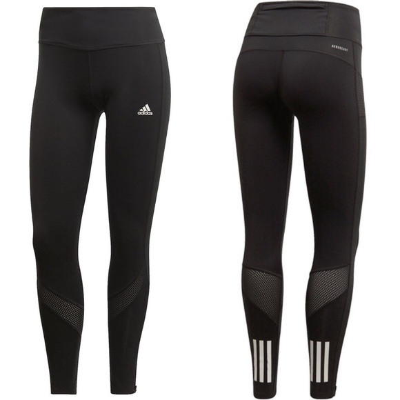 Adidas Own The Run Tights Black White XS - Picture 1 of 14